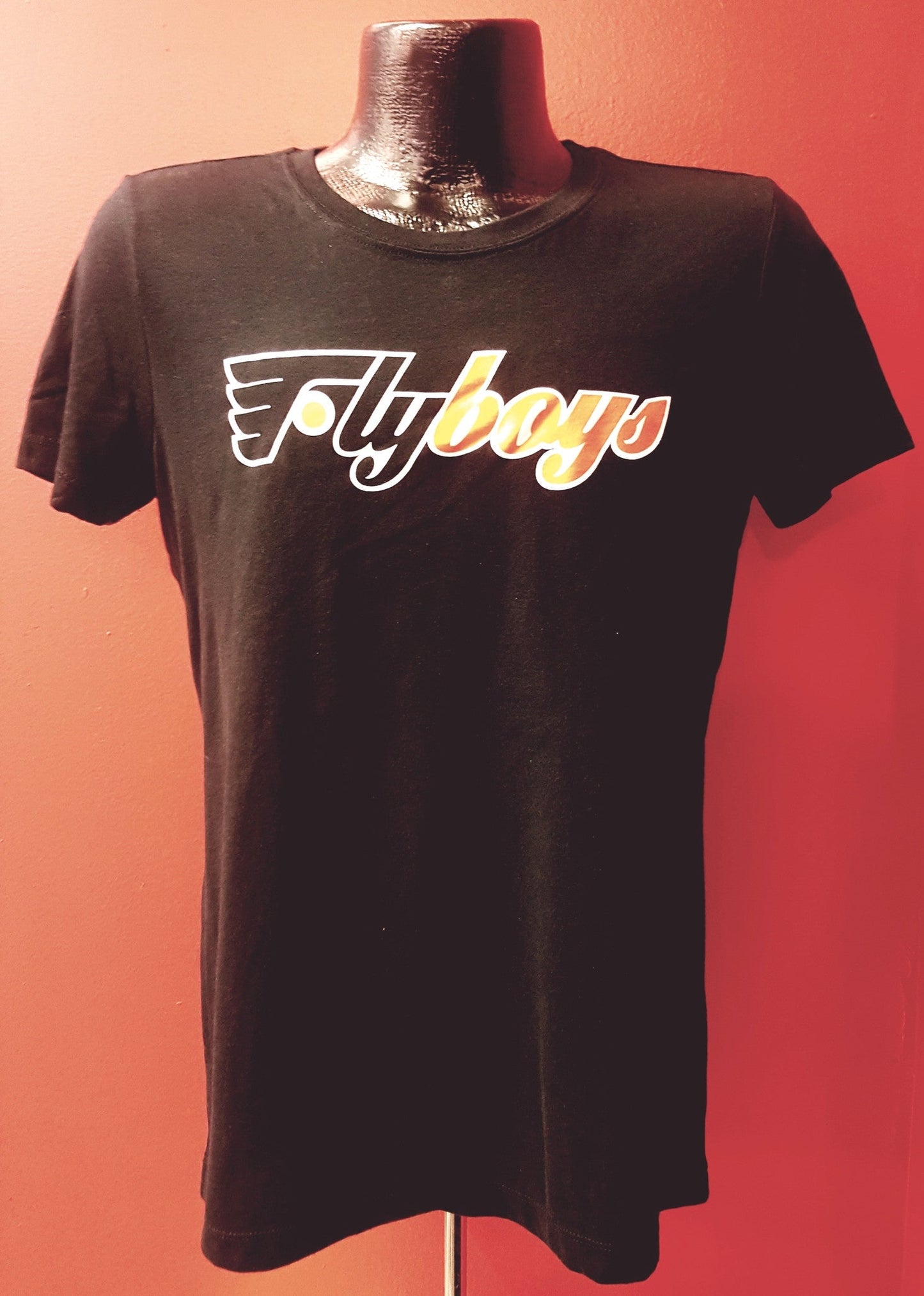 Philadelphia Flyers NHL Hockey Women's Fly Boys V-Neck Heathered T-Shirt (Dynasty Sports Exclusive)