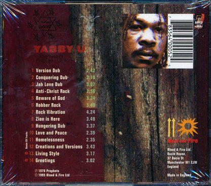 Yabby You - King Tubby's Prophesy Of Dub Music CD
