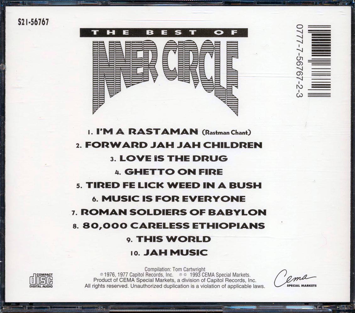 Inner Circle - The Best Of Inner Circle Music CD