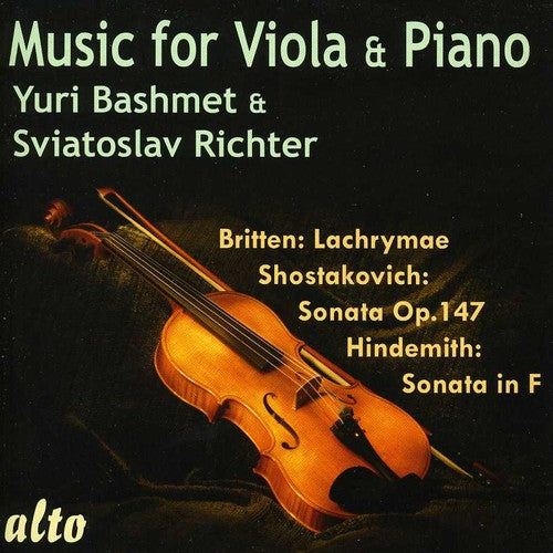 the album cover for YURI BASHMET - Music for Viola & Piano