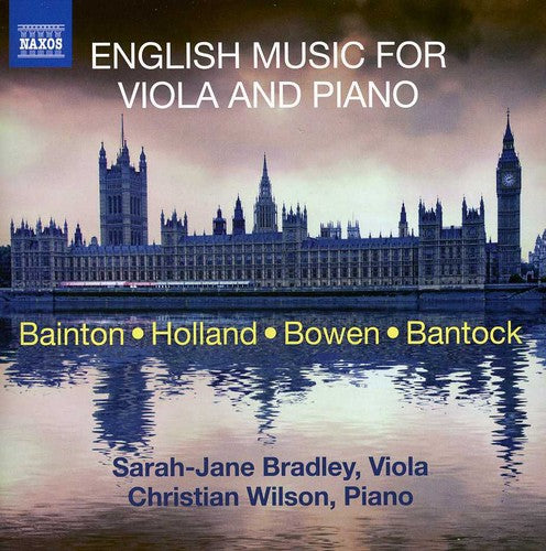 the album cover for Sarah-Jane Bradley - English Music for Viola & Piano