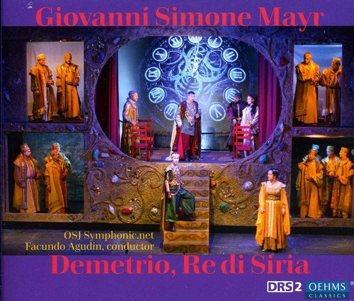 the album cover for Facundo Agudin - Demetrio Re Di Siria