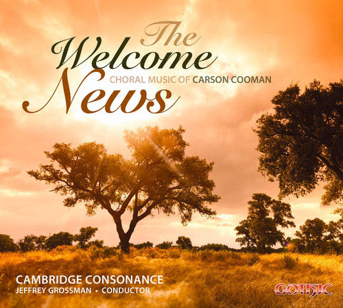 the album cover for Jeffrey Grossman - Welcome News: Choral Music of Cooman