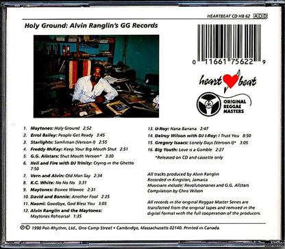 Hell & Fire, Naomi, Maytones, Etc. - Holy Ground: Alvin Ranglin's GG Records (marked/ltd stock) Music CD