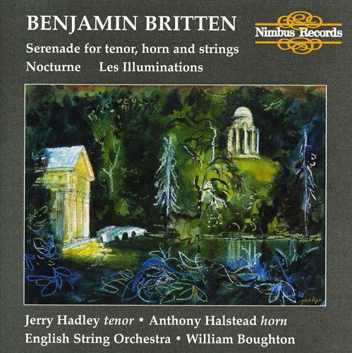 the album cover for JERRY HADLEY - Serenade for Tenor, Horn & Strings/Nocturne