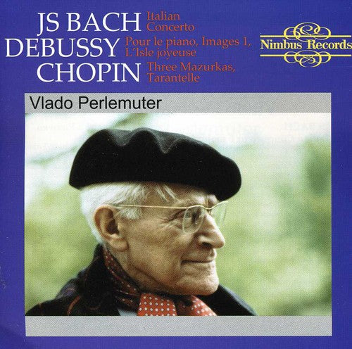 the album cover for J Bach S / Perlemuter / Debussy / Chopin - Recital