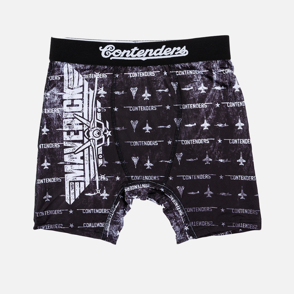 Top Gun Maverick Grunge Kids Youth Brief Shorts Black