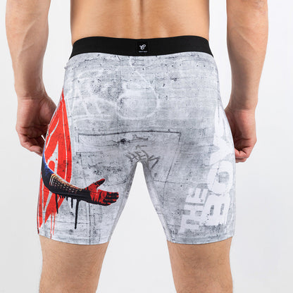 The Boys Never Meet Your Heroes Mens Brief Shorts Grey