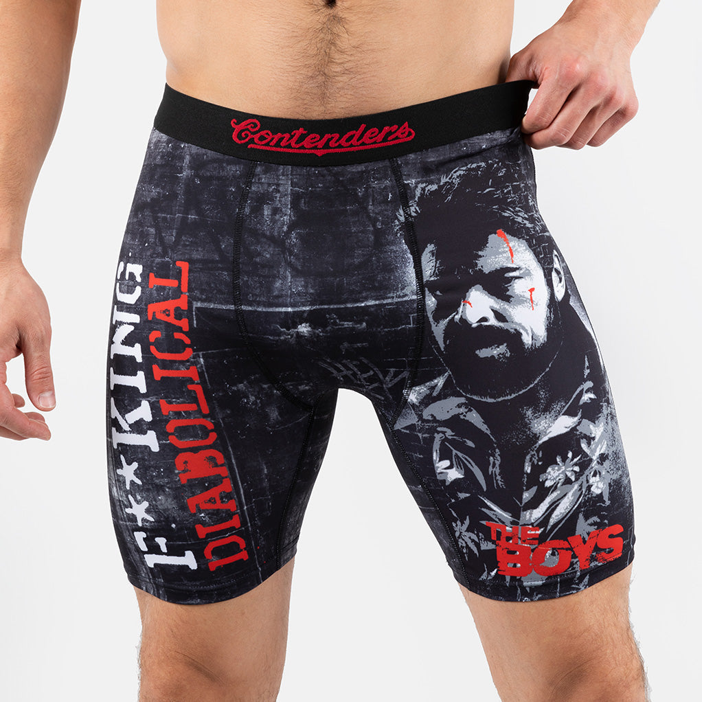 The Boys F**Ng Diabolical Mens Brief Shorts Black