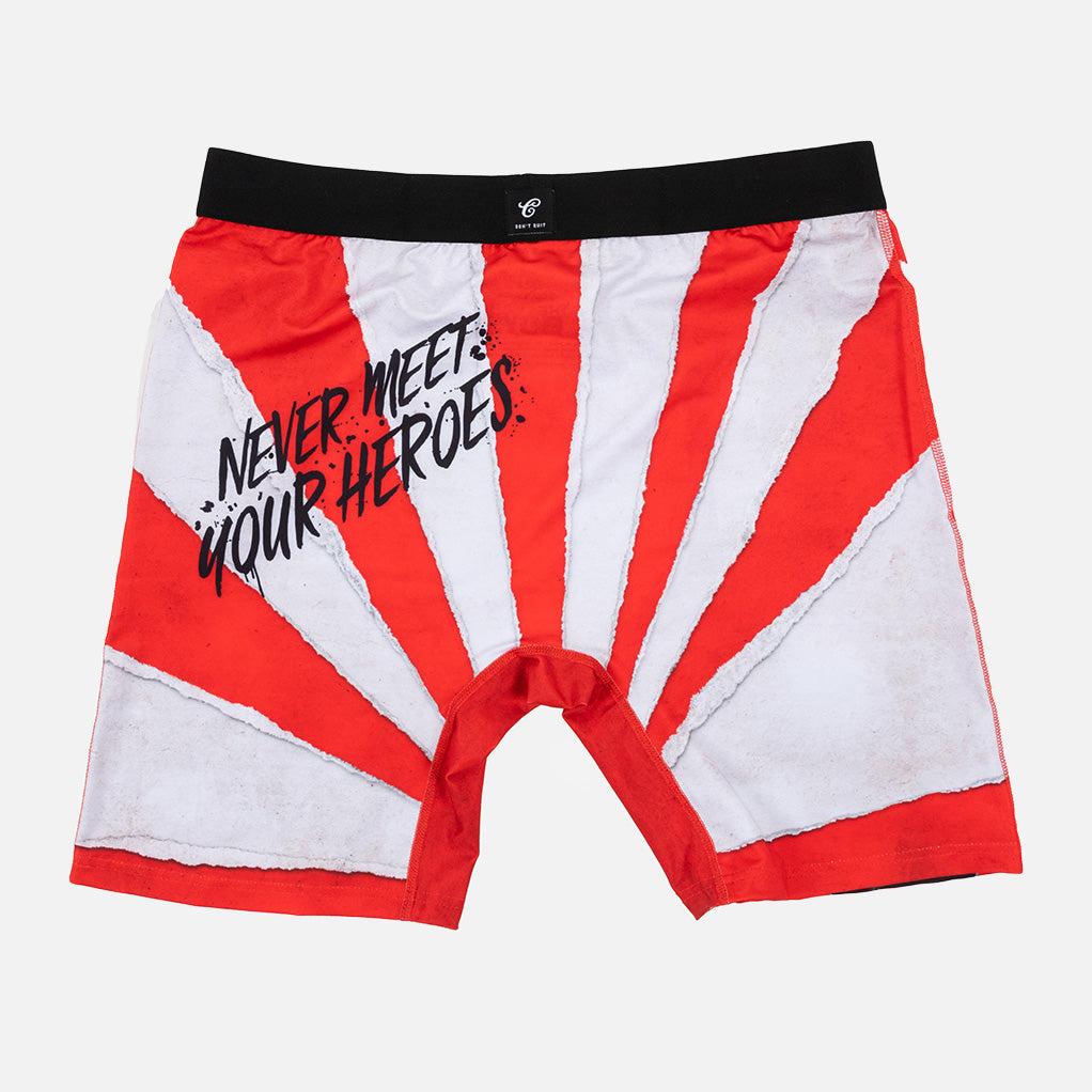 The Boys Poster Mens Brief Shorts Red White