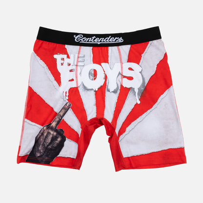 The Boys Poster Mens Brief Shorts Red White