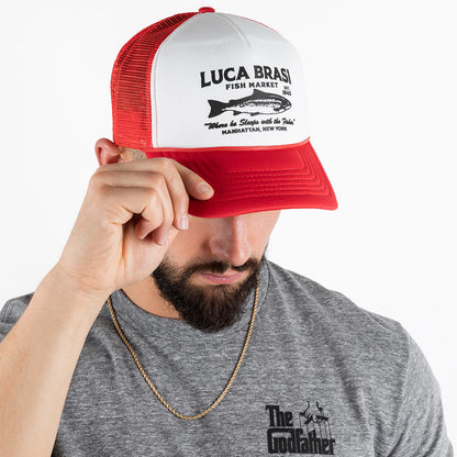 The Godfather Luca Brasi Fish Market Trucker Snapback Hat