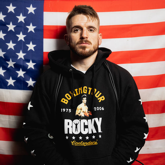 Rocky Boxing Tour Pullover Hoodie Sweatshirt Black