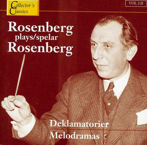 the album cover for Hilding Rosenberg - Rosenberg Plays Rosenberg