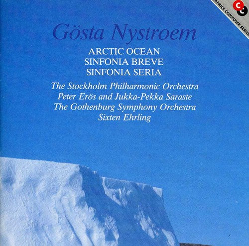the album cover for Jukka-Pekka Saraste - Artic Ocean / Sinfonia Breve / Sinfonia Seria