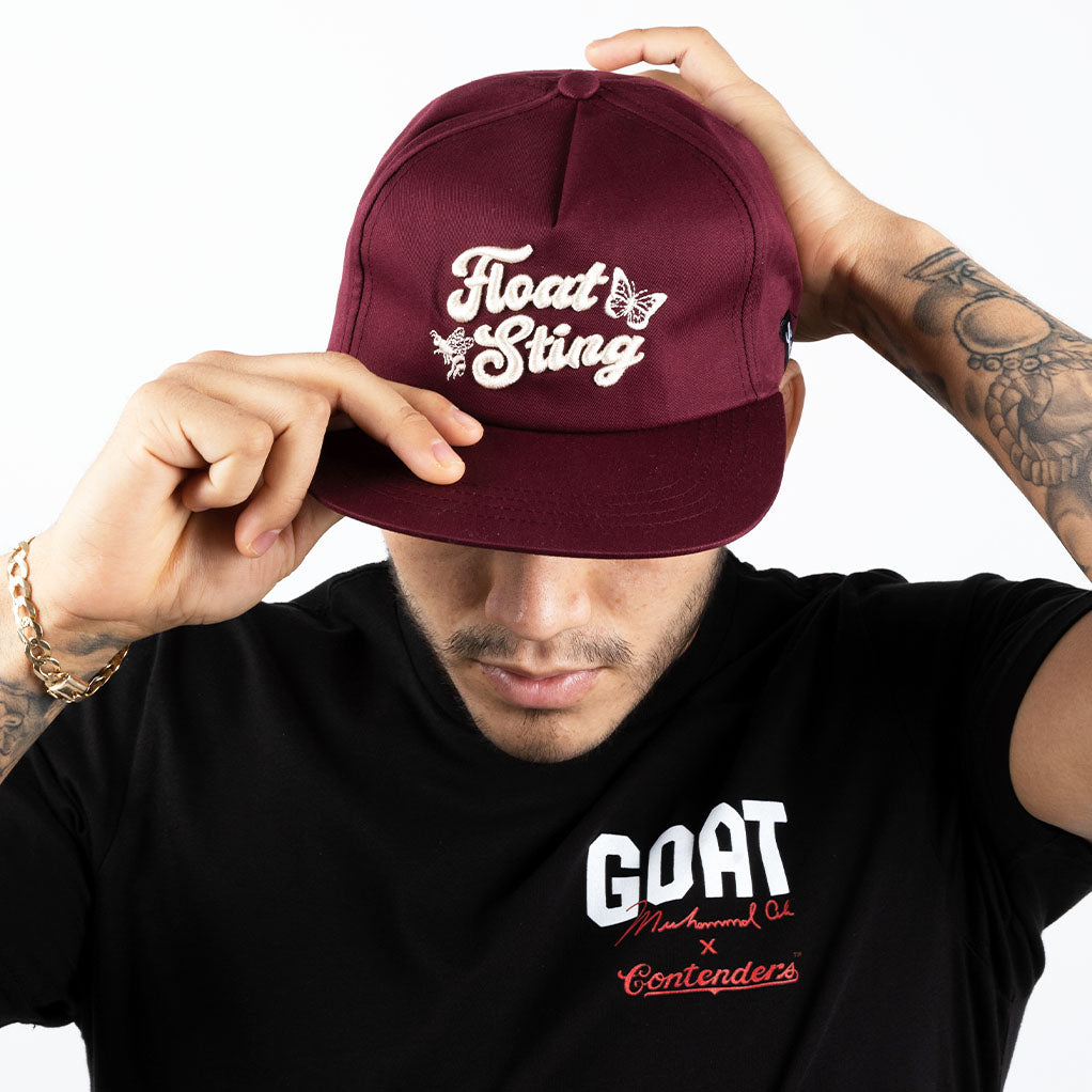Muhammad Ali Float & Sting Unstructed Snapback Hat