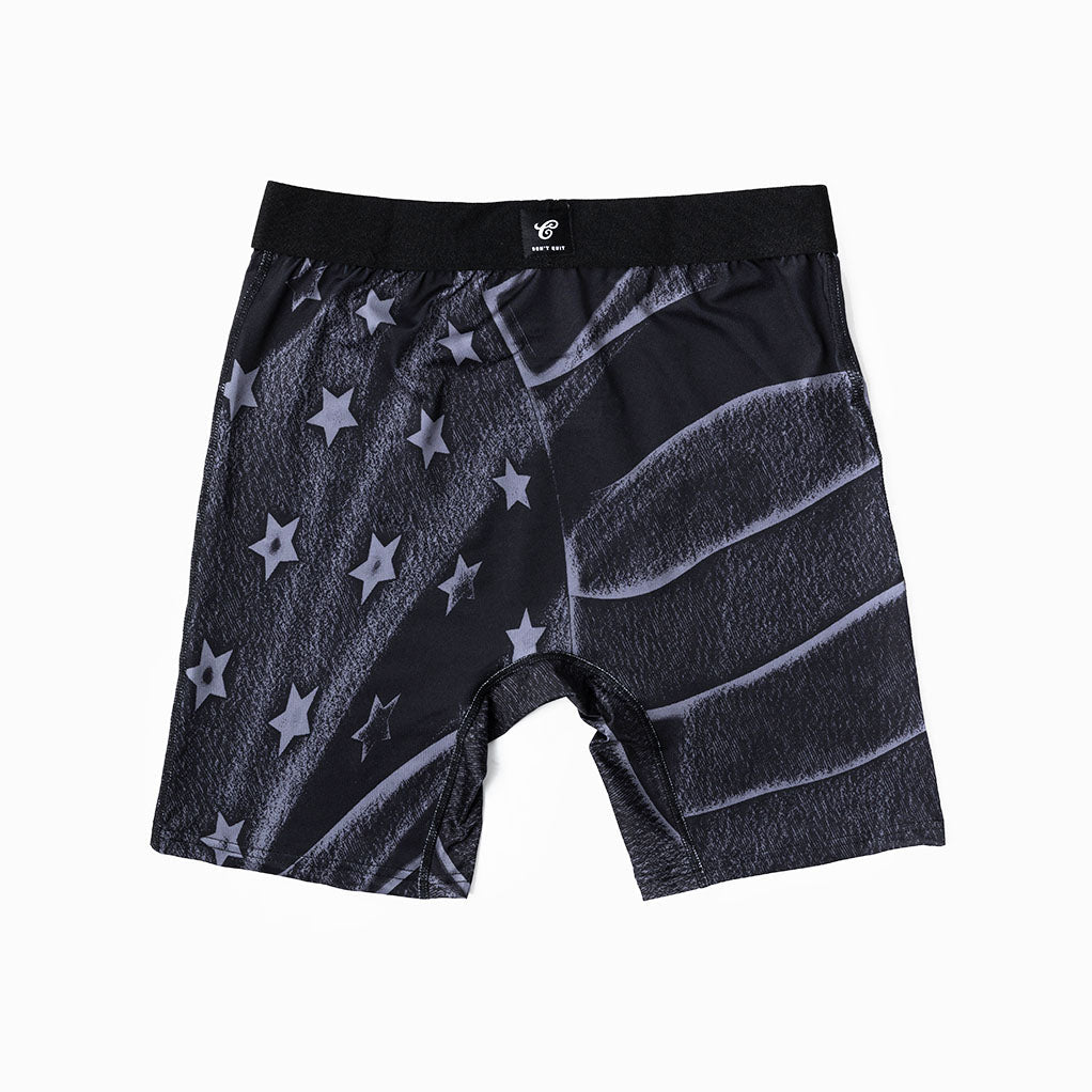 Creed III 'Adonis' Black Flag Mens Brief Shorts Black