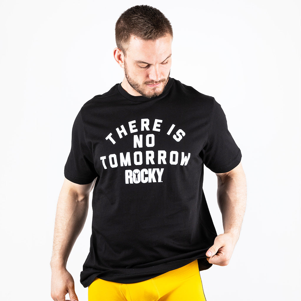Rocky There Is No Tomorrow Mens T Shirt Black