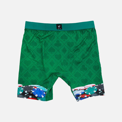 Daniel Negreanu All-In Mens Brief Shorts Green