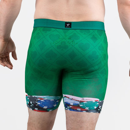 Daniel Negreanu All-In Mens Brief Shorts Green