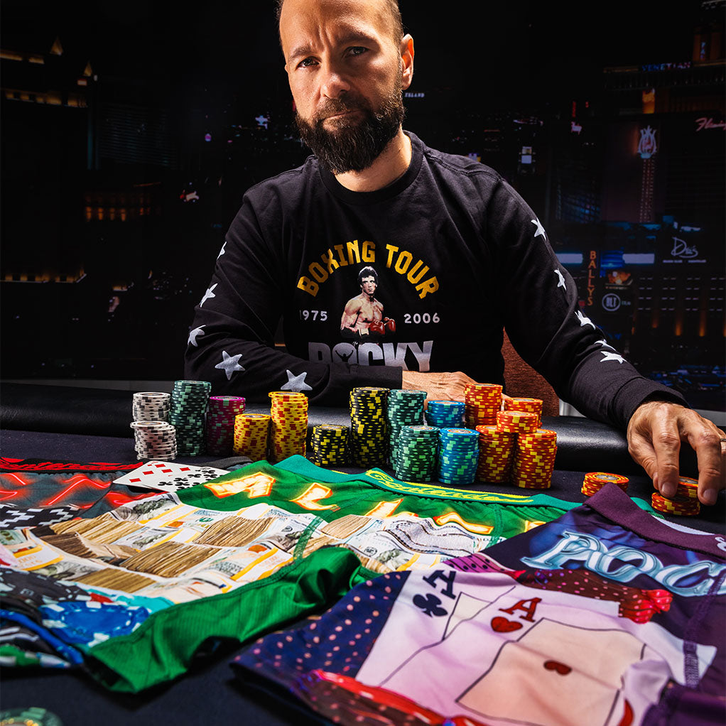 Daniel Negreanu All-In Mens Brief Shorts Green