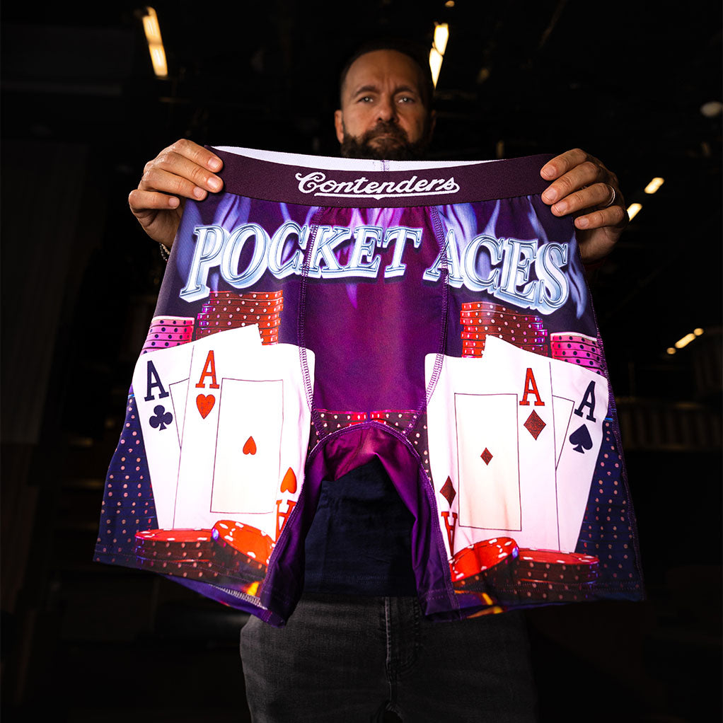 Daniel Negreanu Pocket Aces Mens Brief Shorts