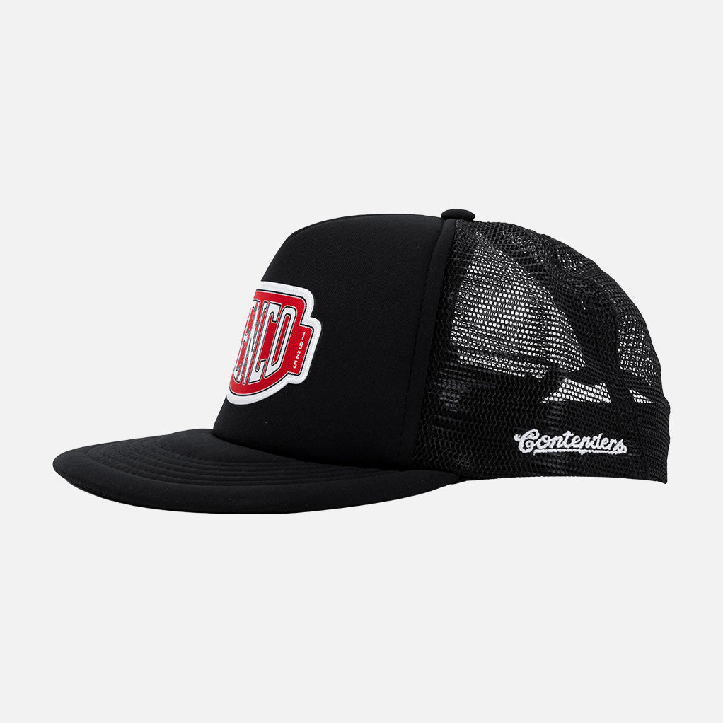 The Godfather Genco Olive Oil Trucker Snapback Hat Black