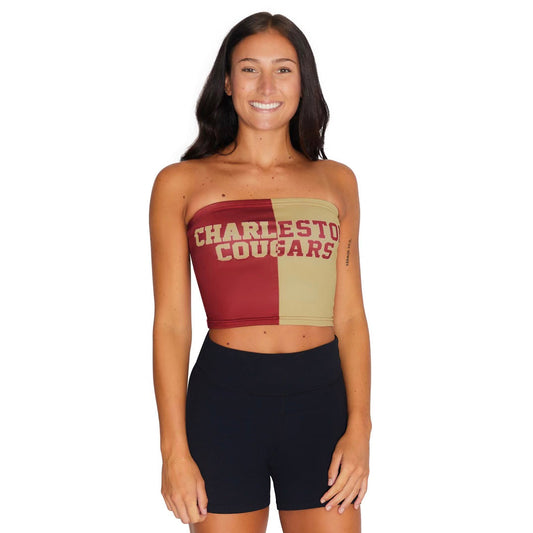 College of Charleston Two Tone Womens Tube Top Officially Licensed