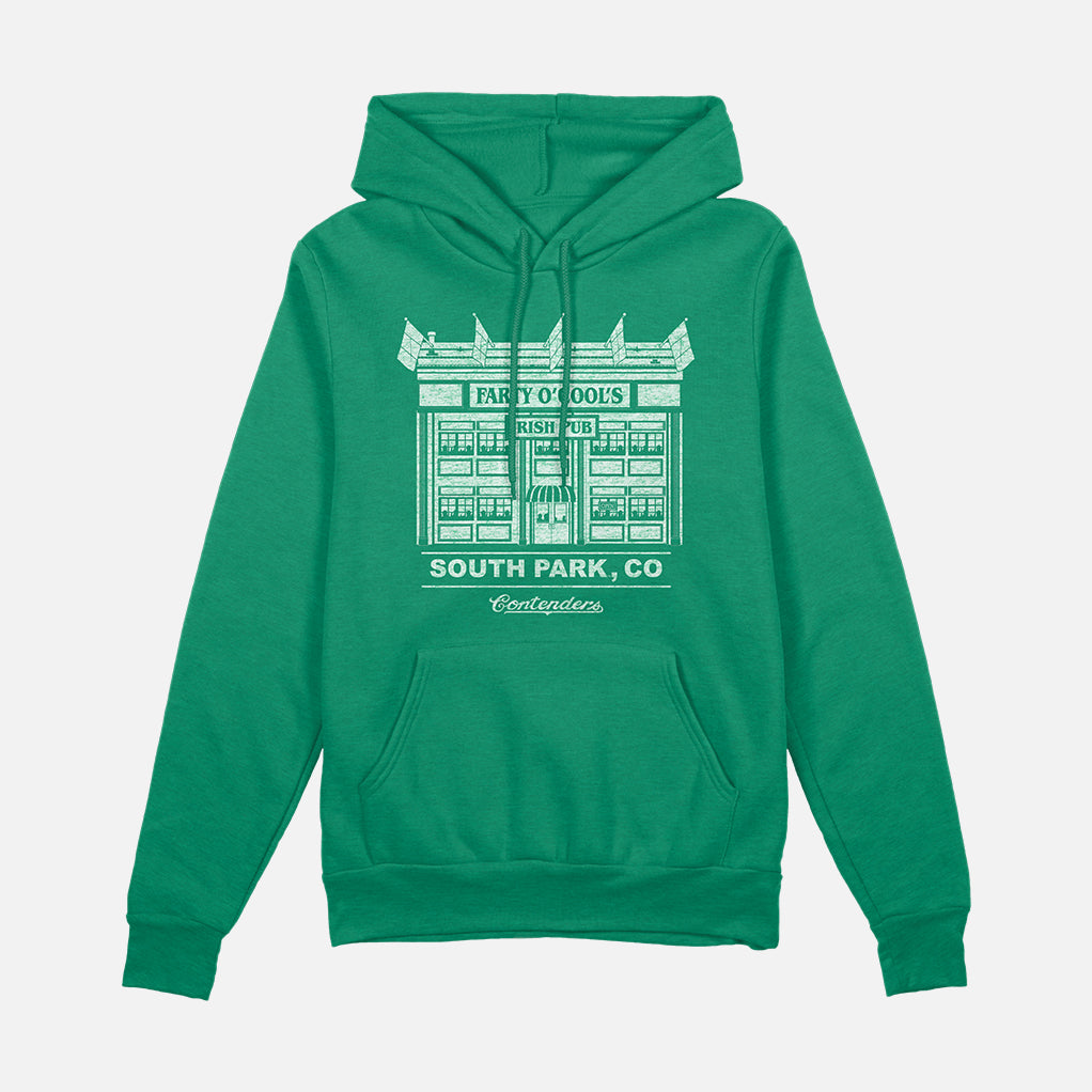 South Park Farty O'cools Pullover Hoodie Sweatshirt Green