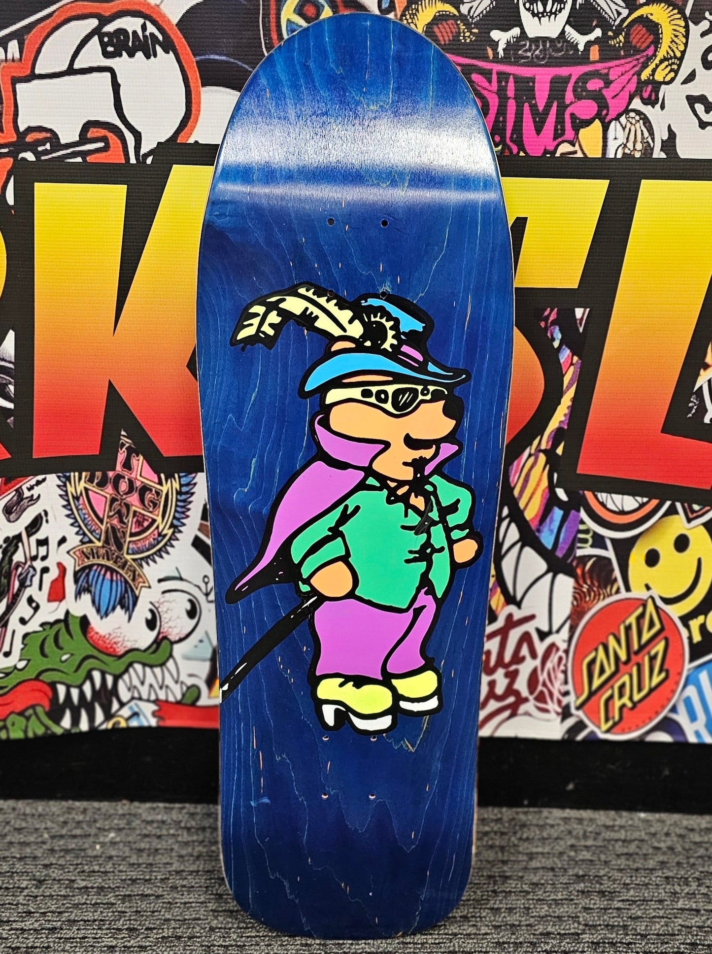Prime Marc McKee Sticker-O-Rama "WINNIE THE PIMP BEAR" Skateboard Deck