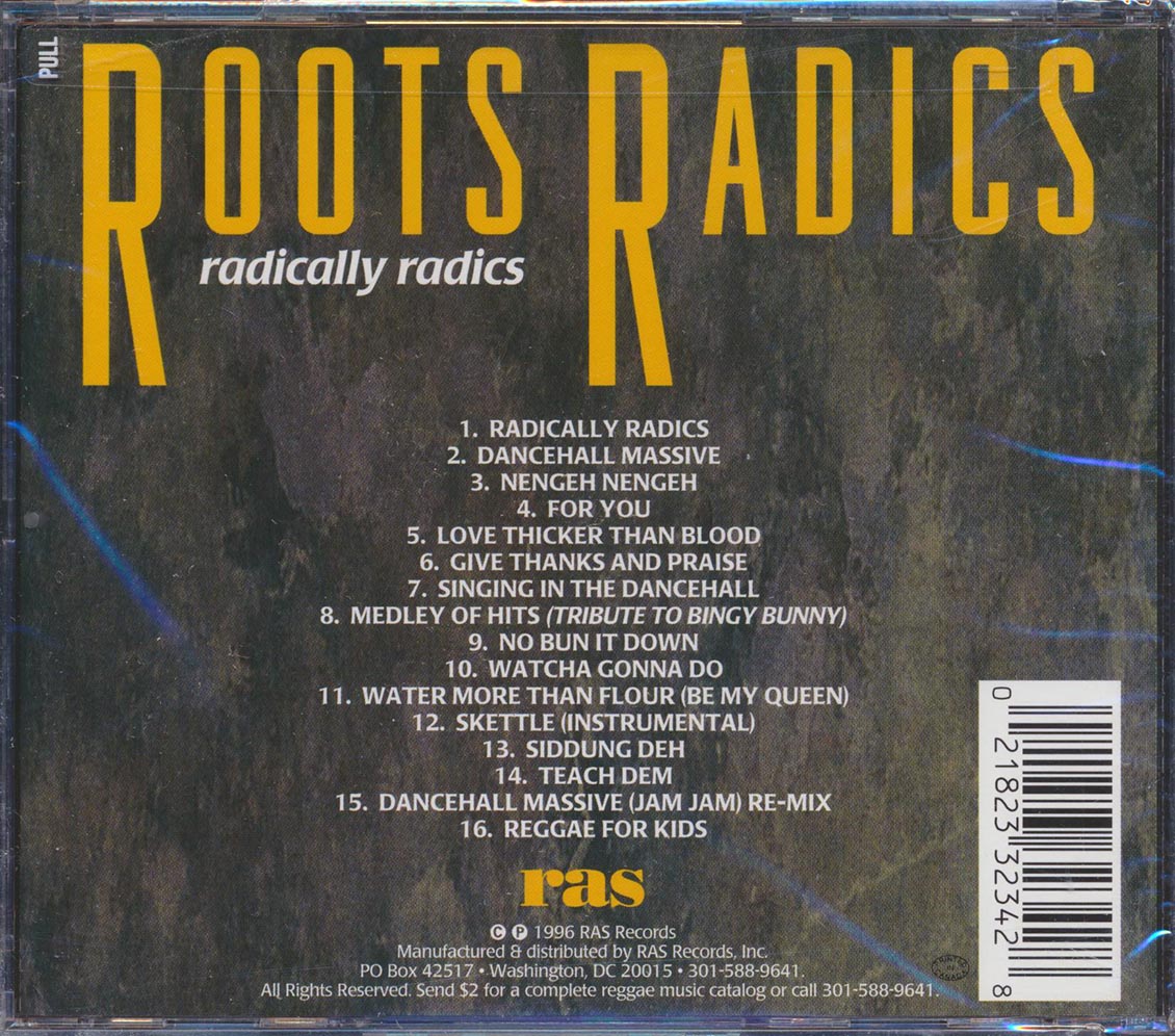 The Roots Radics - Radically Radics Music CD