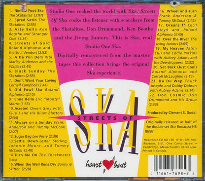 Skatalites, Don Drummond, Tommy McCook, Lester Sterling, Etc. - Streets Of Ska (22 tracks) (marked/ltd stock) (remastered) Music CD