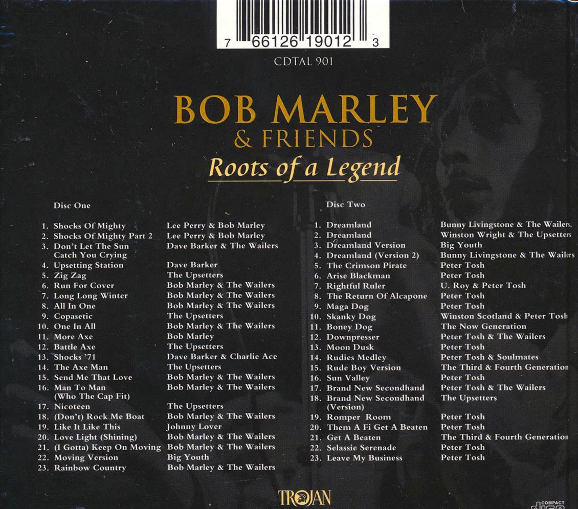 Bob Marley, Peter Tosh - Roots Of A Legend: Bob Marley & Friends (casebound set) (46 tracks) (2xCD) (incl. large booklet) Music CD