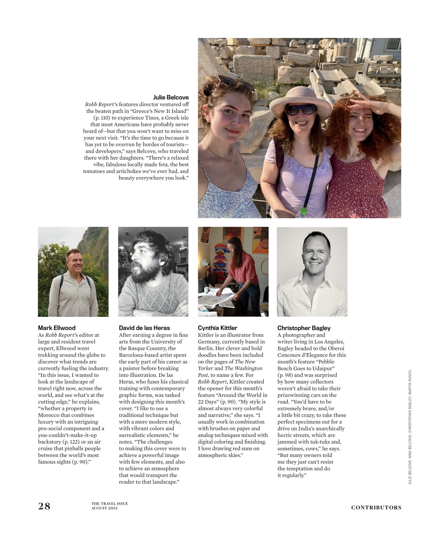 Robb Report - The Travel Issue August 2024: Greece's New It Island, Bucket List Destinations, Hotel Passalacqua Lake Como, Calistoga's Gastronomy Scene, Chateau Montelena Winning Chardonnay & More!