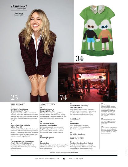 The Hollywood Reporter - 24.08.14 Edition: Demi Lovato Steps Behind The Camera For Brutally Candid Look At Young Fame, 50 Most Powerful Players In Kids Entertainment & Carol Burnett Talk Palm Royale!