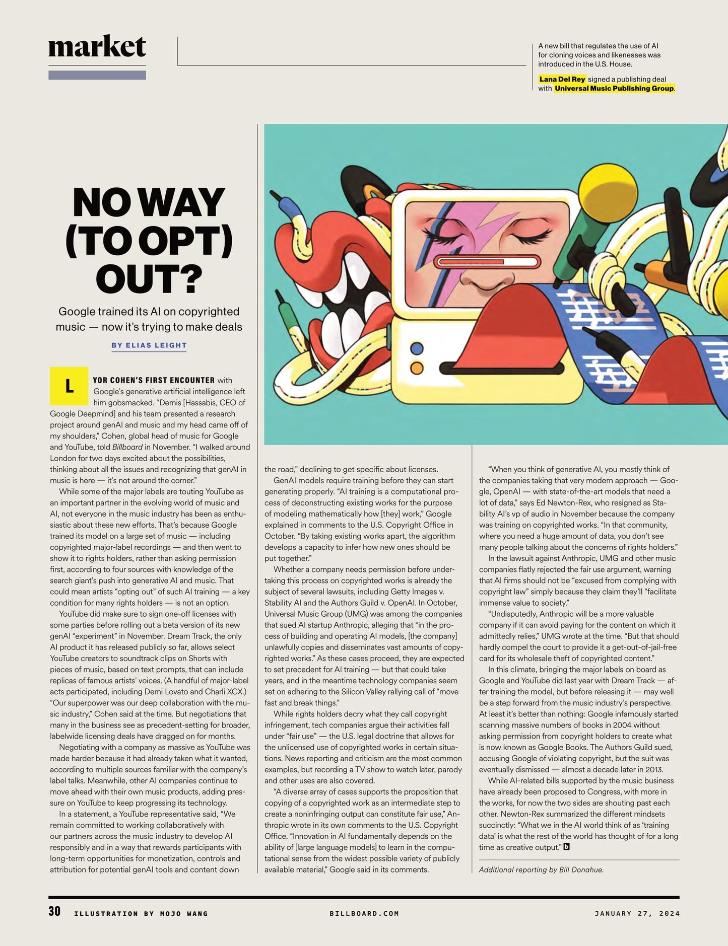 Billboard - 24.01.27 Edition: Power 100 Leaderboard, Industry's Top Leaders Reflect On Taylor Swift, Grammy Preview, Noah Kahan, Coco Jones, Miley Cyrus, Ariana Grande's Yes, And?, Layoffs & More!