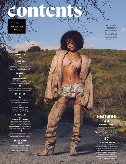 Billboard - 24.03.30 Edition: Tyla Starts A Fire With 'Water'