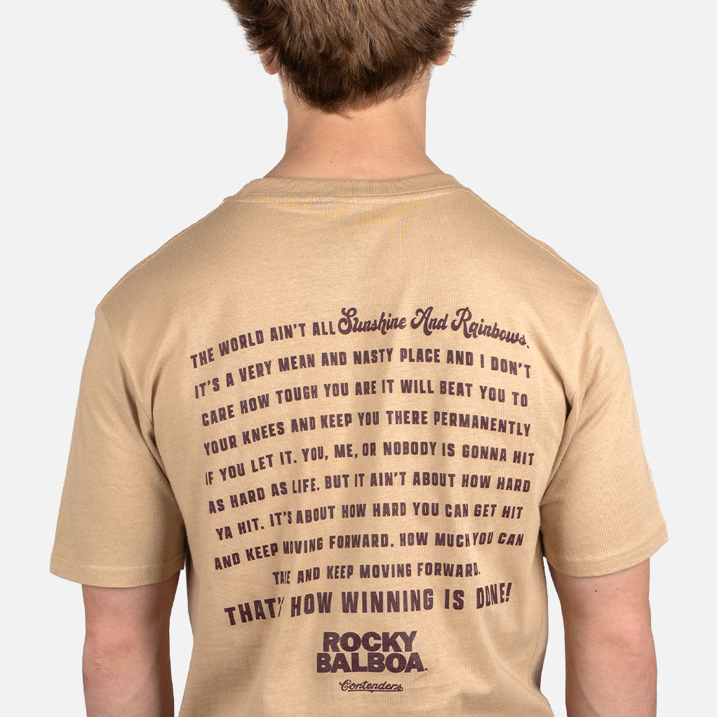 Rocky Sunshine & Rainbows Mens T Shirt