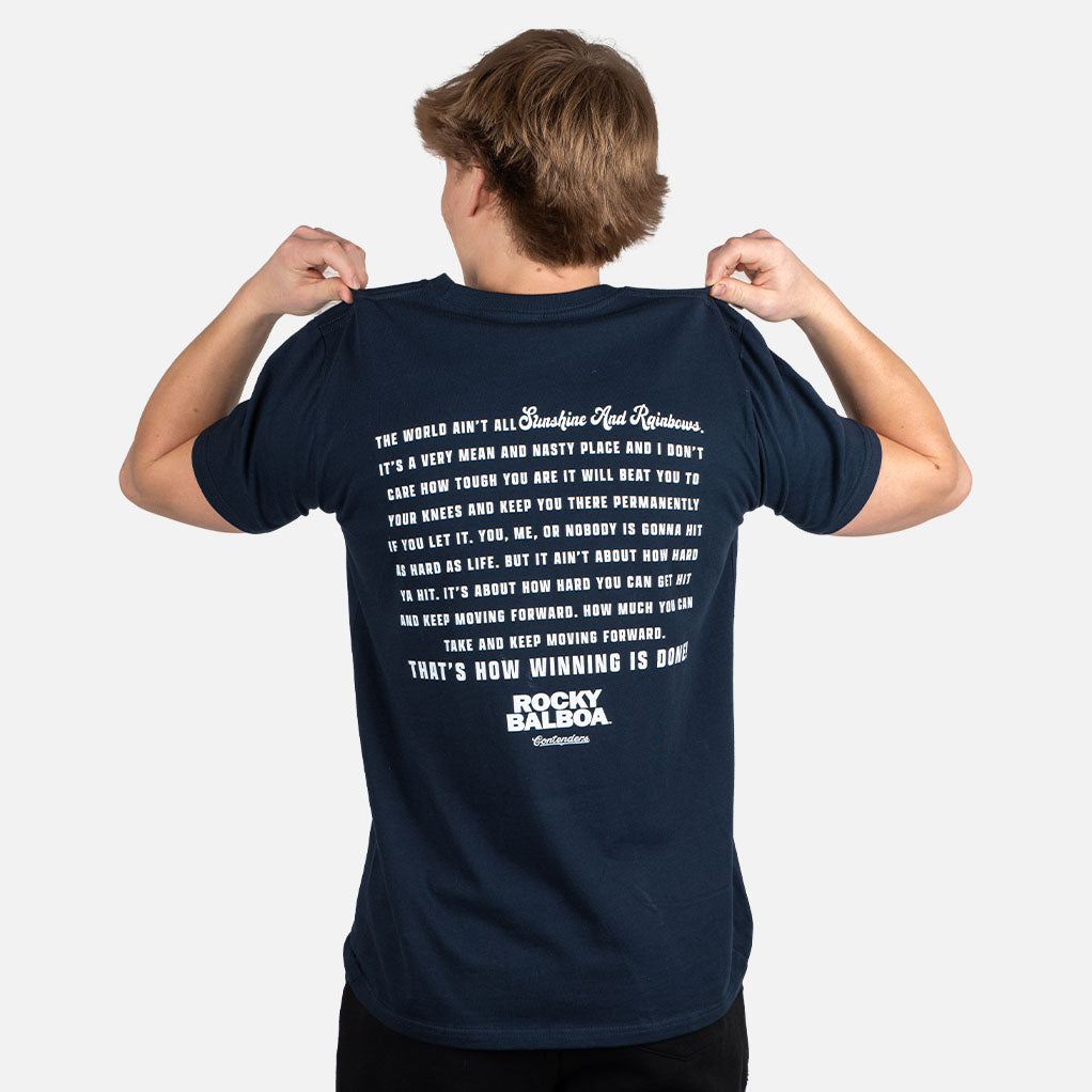 Rocky Sunshine & Rainbows Mens T Shirt