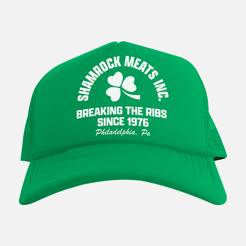 Rocky Shamrock Meats Trucker Snapback Hat Green