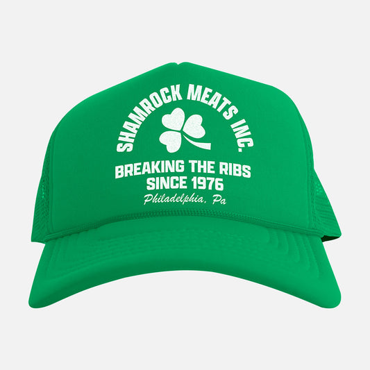 Rocky Shamrock Meats Trucker Snapback Hat Green