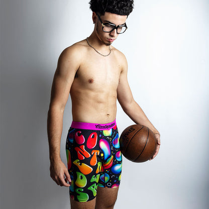 Contenders Lava Vibe Mens Brief Shorts