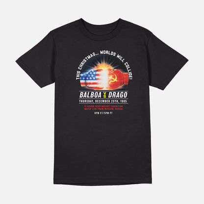 Rocky Worlds Will Collide Poster Mens T Shirt