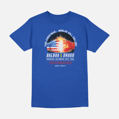 Rocky Worlds Will Collide Poster Mens T Shirt