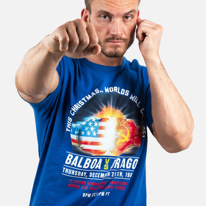 Rocky Worlds Will Collide Poster Mens T Shirt