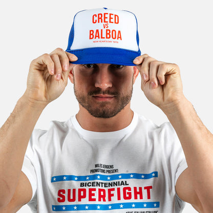 Rocky Super Fight Poster Snapback Trucker Hat
