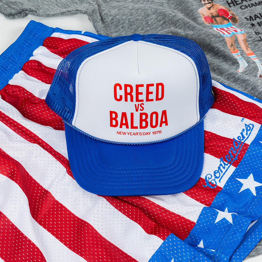 Rocky Super Fight Poster Snapback Trucker Hat