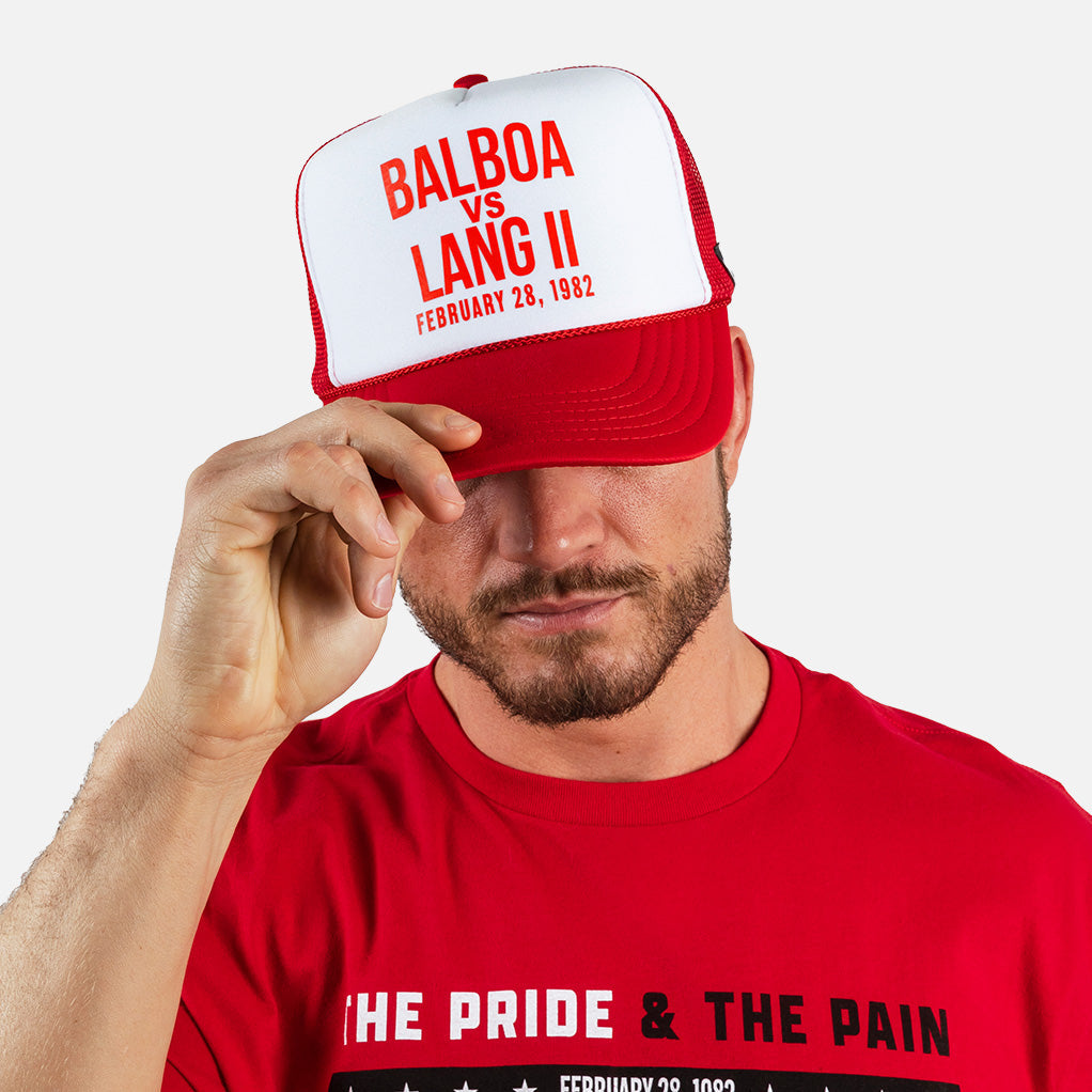 Rocky The Pride And The Pain Poster napback Trucker Hat