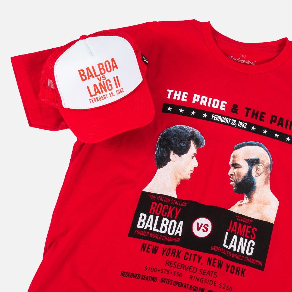 Rocky The Pride And The Pain Poster napback Trucker Hat