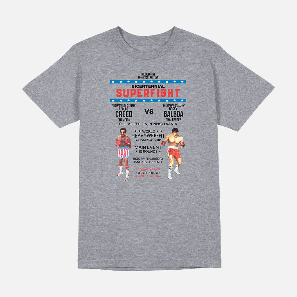 Rocky Super Fight Poster Mens T Shirt